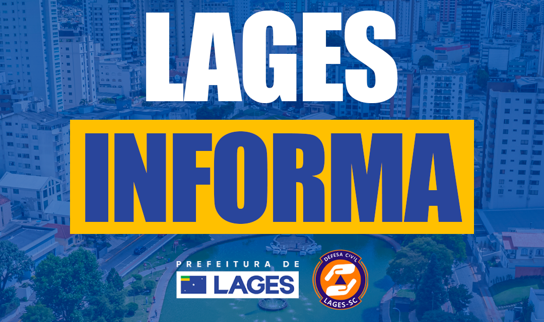 Prefeitura de Lages suspende aulas no Sistema Municipal de Educação e programação da Caravana da FelizCidade devido à previsão de chuvas intensas e ventos fortes