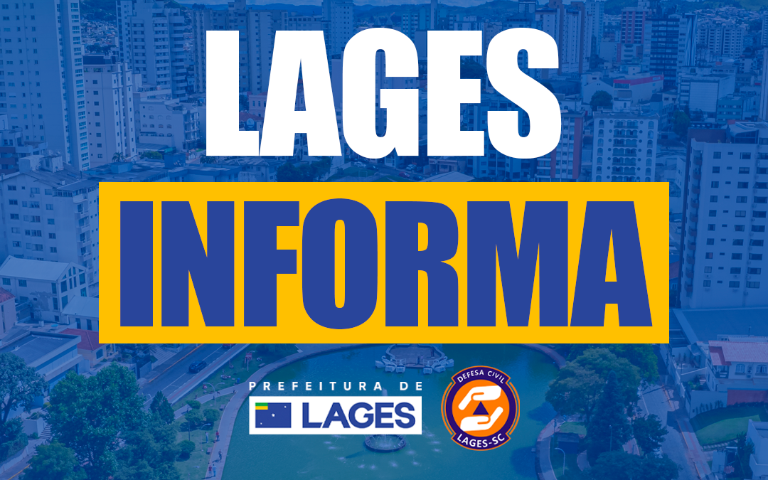 Prefeitura de Lages suspende aulas no Sistema Municipal de Educação e programação da Caravana da FelizCidade devido à previsão de chuvas intensas e ventos fortes