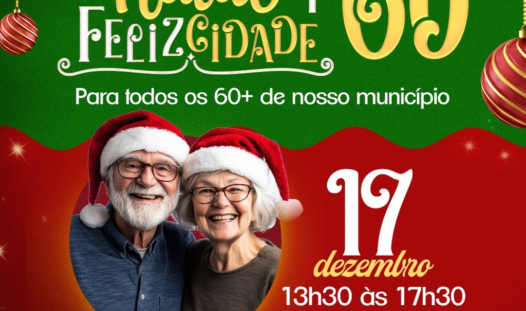 Prefeitura realizará o Natal FelizCidade para as pessoas idosas no Mercado Público