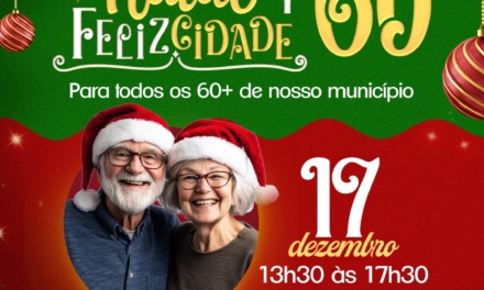 Prefeitura realizará o Natal FelizCidade para as pessoas idosas no Mercado Público