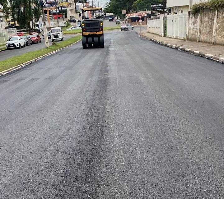 Secretaria de Obras e Infraestrutura conclui primeiro trecho de fresagem e recapeamento na avenida Castelo Branco