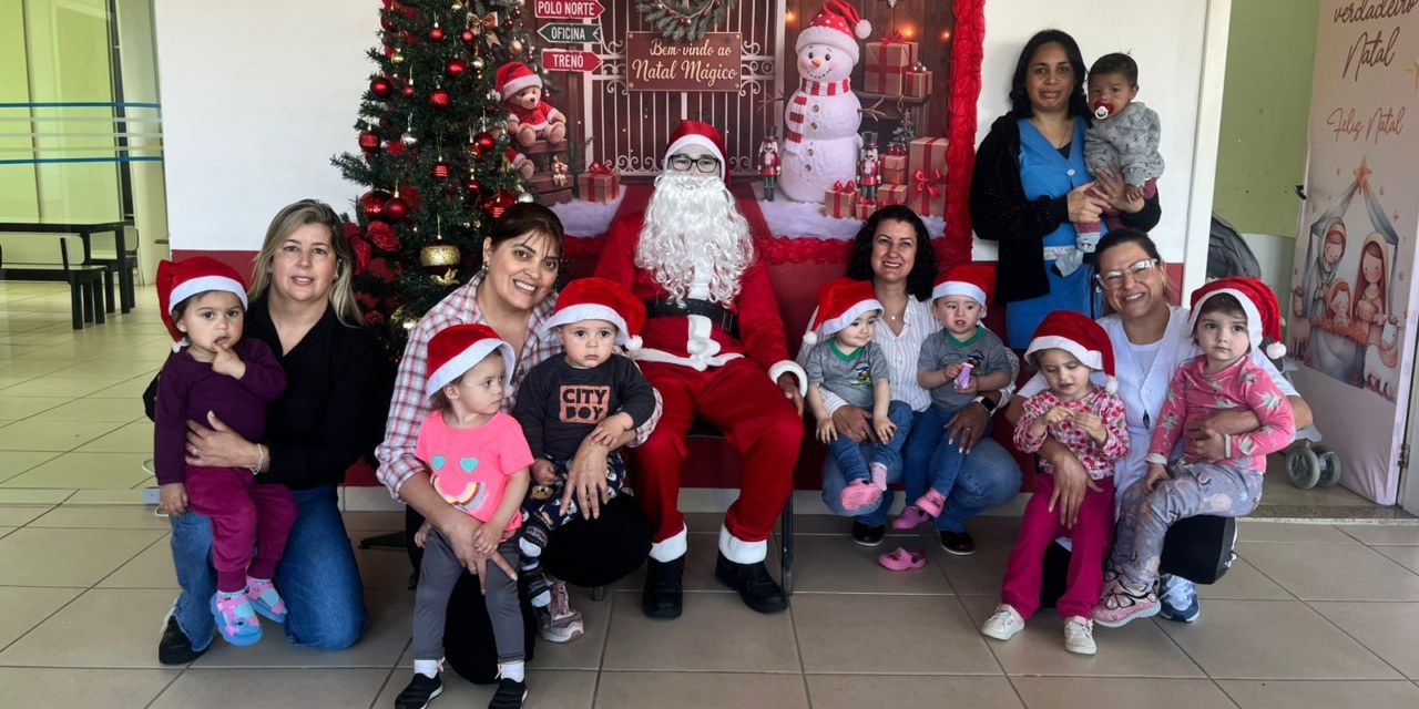 Papai Noel visita escolas de Bocaina do Sul e marca encerramento do ano letivo