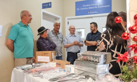 LUCAS NEVES ENTREGA INSTRUMENTOS AO HOSPITAL SANTA CLARA E INAUGURA AMPLIAÇÃO DA APAE DE OTACÍLIO COSTA