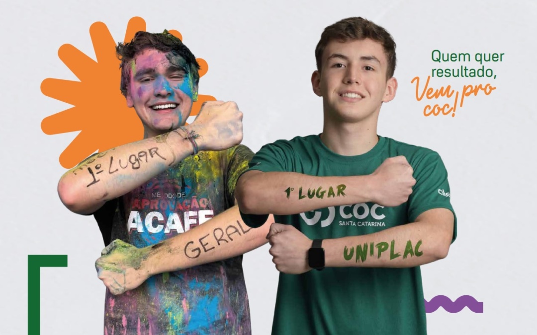 Colégio COC Lages lidera em aprovações em Santa Catarina