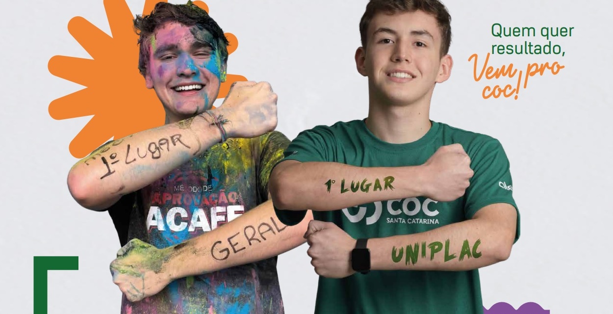 Colégio COC Lages lidera em aprovações em Santa Catarina