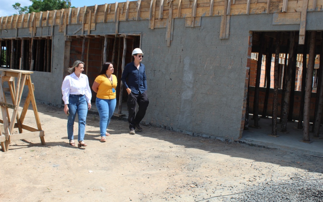 Andamento das obras do novo Capsad III progride e assim começa a ser desenhada nova estrutura de atendimento em saúde mental em Lages