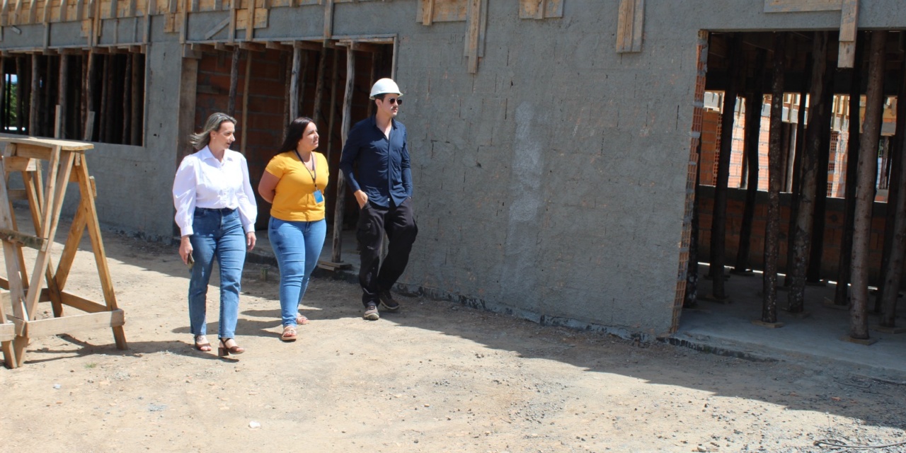 Andamento das obras do novo Capsad III progride e assim começa a ser desenhada nova estrutura de atendimento em saúde mental em Lages