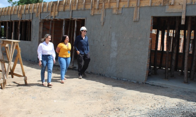 Andamento das obras do novo Capsad III progride e assim começa a ser desenhada nova estrutura de atendimento em saúde mental em Lages