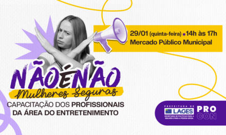 Capacitação sobre Protocolo “Não é Não”, oferecida pela Prefeitura de Lages, para profissionais de bares, restaurantes e casas noturnas será nesta quinta-feira (29)