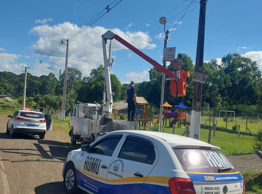 Salto Caveiras passa a contar com câmeras de segurança em áreas estratégicas