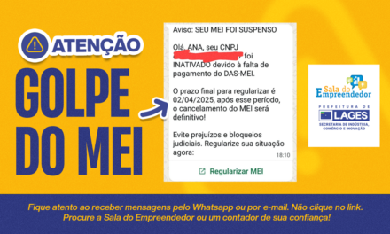 Secretaria da Indústria, Comércio e Inovação alerta Microempreendedores Individuais sobre nova tentativa de golpe financeiro pela Internet em cobrança ilícita