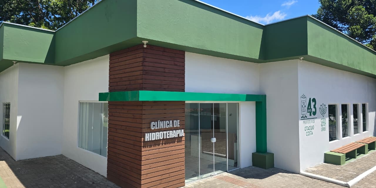 Clínica de Hidroterapia e Fisioterapia Benvinda Chaves de Souza será inaugurada na próxima segunda-feira em Otacílio Costa
