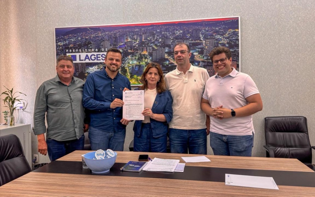 Lucas Neves confirma quase R$ 10 milhões em novos repasses para Lages em reunião com a prefeita Carmen Zanotto