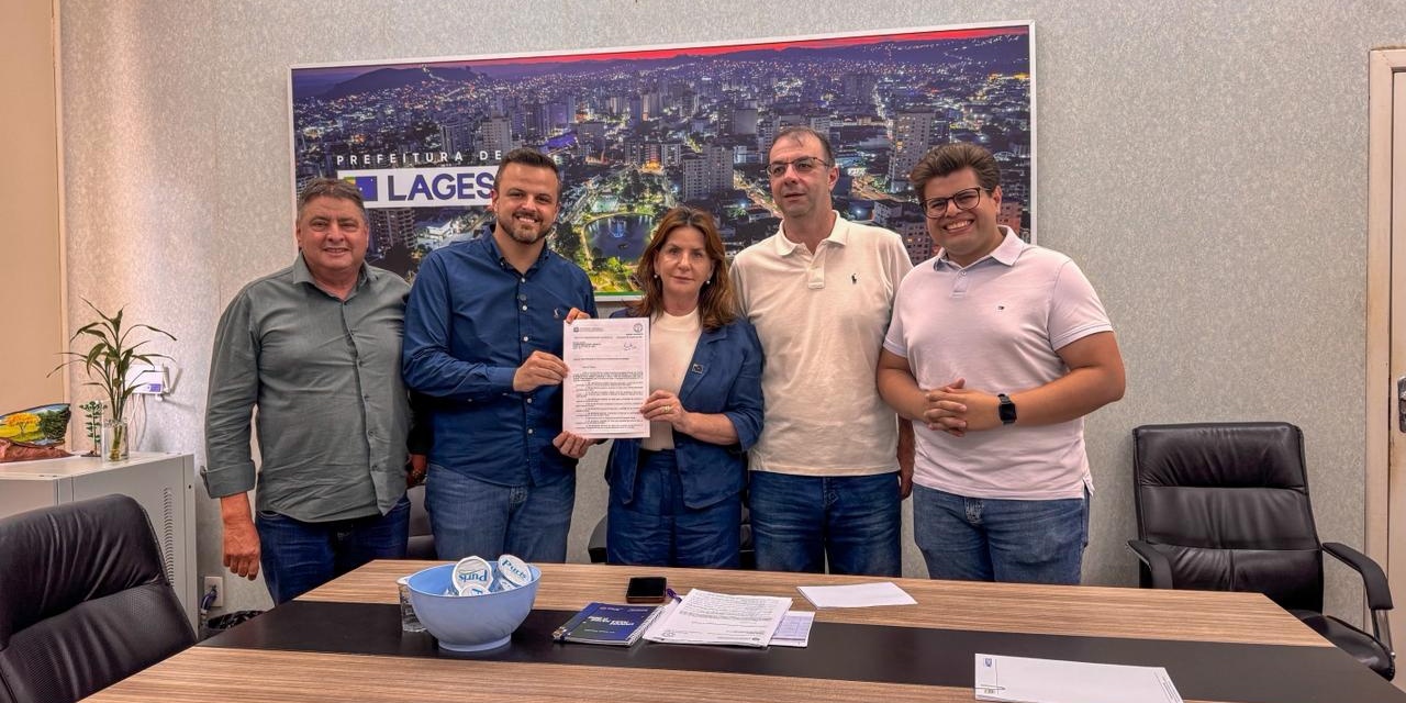 Lucas Neves confirma quase R$ 10 milhões em novos repasses para Lages em reunião com a prefeita Carmen Zanotto