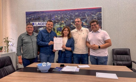 Lucas Neves confirma quase R$ 10 milhões em novos repasses para Lages em reunião com a prefeita Carmen Zanotto