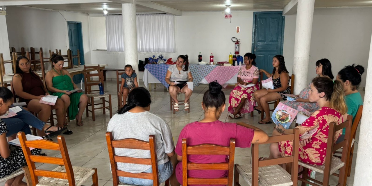 Cuidado e informação marcam encontro do Grupo de Gestantes da Unidade Básica de Saúde da Habitação