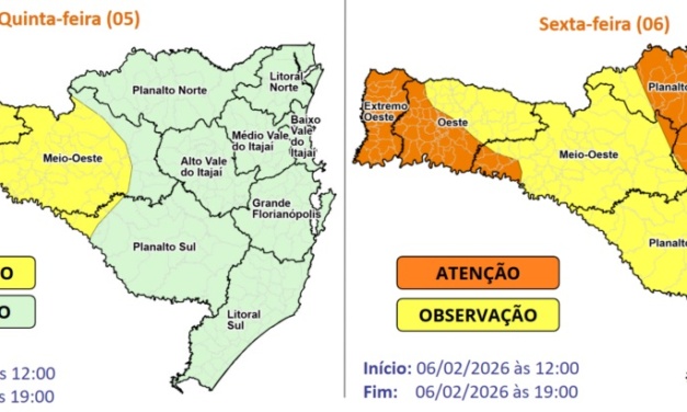 Defesa Civil de Lages monitora condições climáticas devido aos avisos de calor intenso para os próximos dias