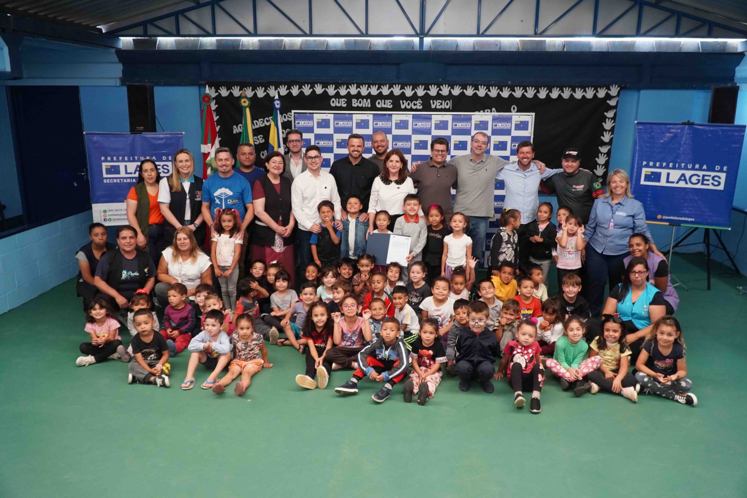 Educação: Prefeitura de Lages assina ordem de serviço para melhorias no Ceim Nossa Senhora dos Prazeres