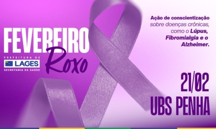 Fevereiro Roxo: Lages promove palestra e atendimento em apoio a pacientes com fibromialgia