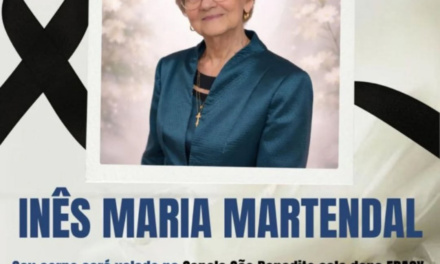 Nota de falecimento: Inês Maria Martendal
