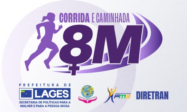 Inscrições para a Corrida e Caminhada 8M iniciam nesta sexta-feira (20), a partir das 18 horas