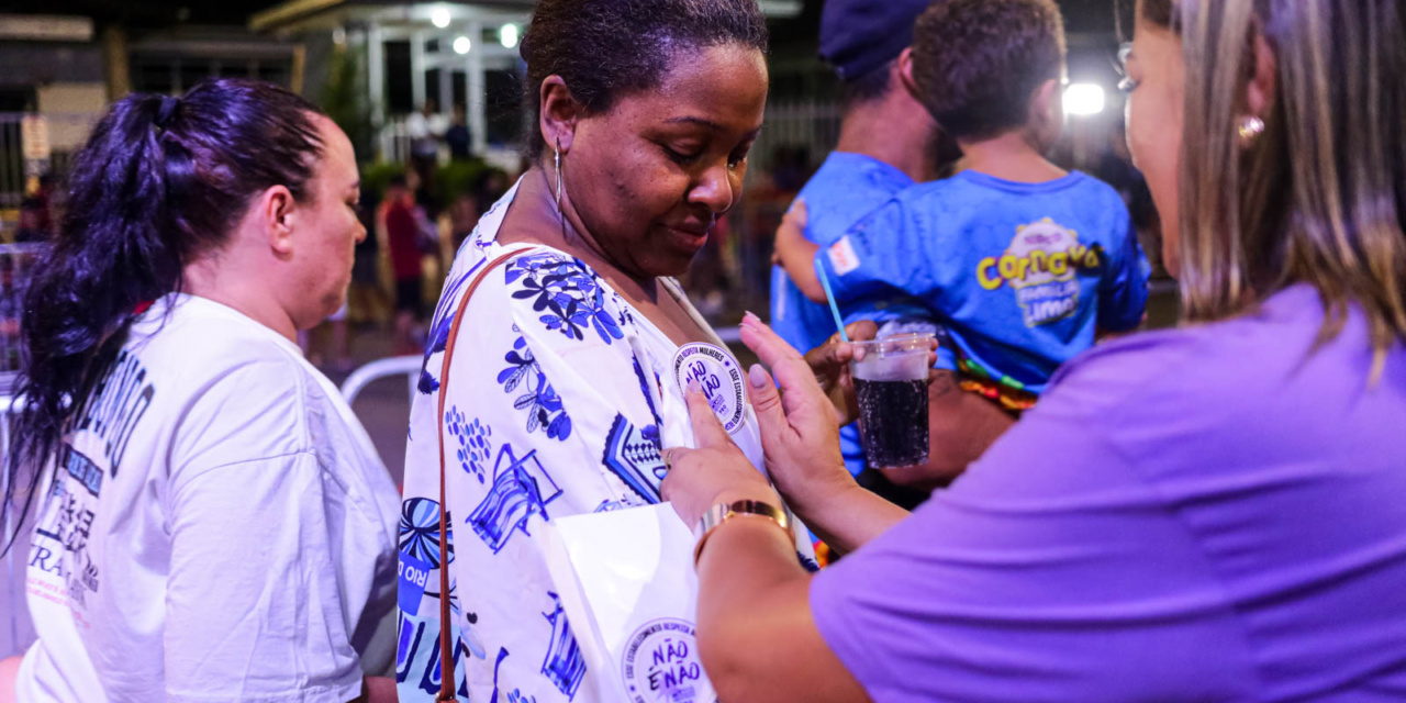 Prefeitura de Lages intensifica políticas públicas de proteção à mulher com campanha “Não é Não” durante o Carnaval de Rua