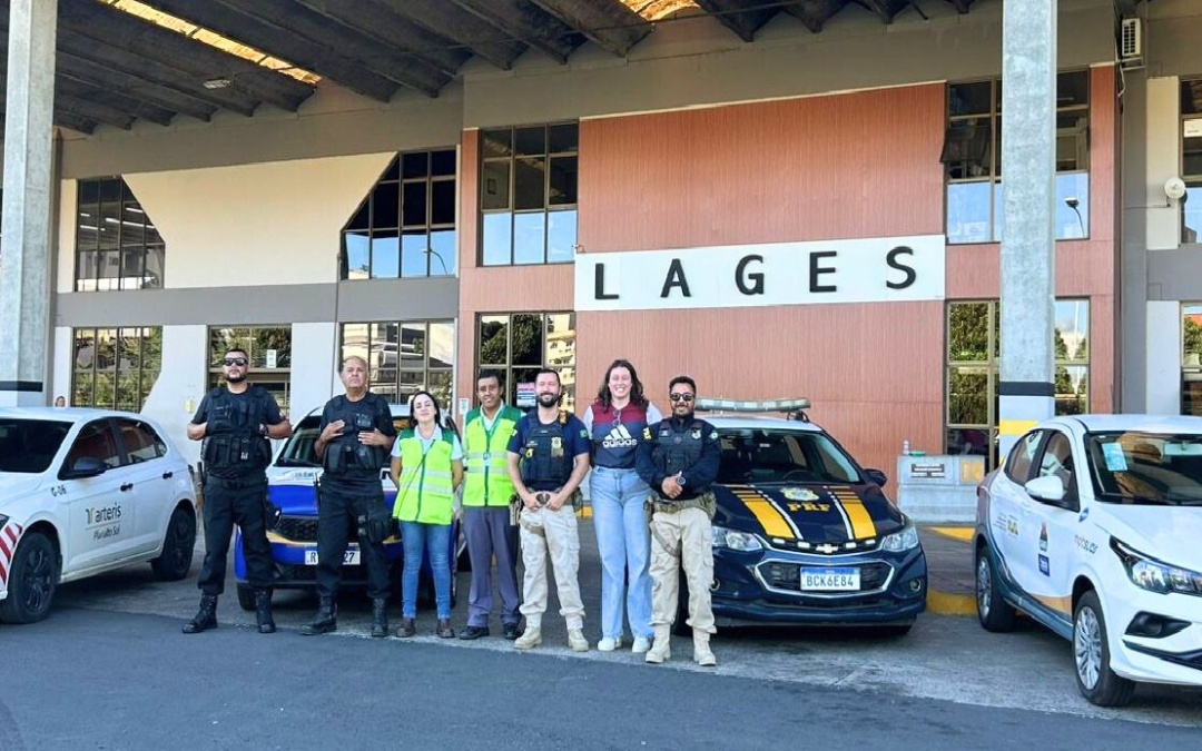 Prefeitura de Lages participa de campanha da Polícia Rodoviária Federal sobre proteção às crianças, adolescentes e mulheres