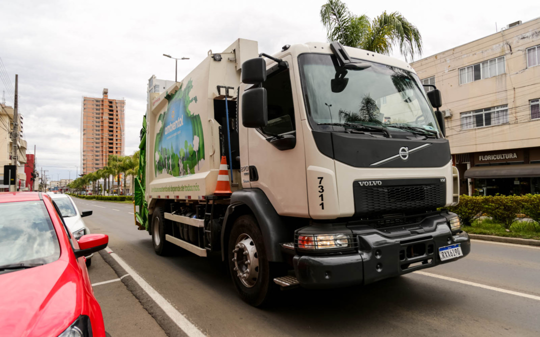 Semasa informa alteração nos horários para a coleta de resíduos domiciliares a partir de março