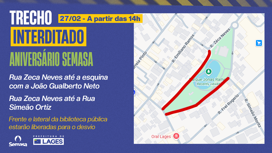 Semasito convida a família lageana celebrar o aniversário da Semasa em grande estilo