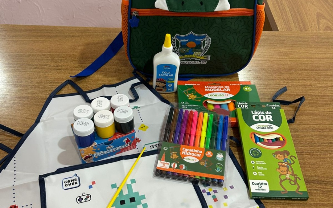 Rede Municipal de Ensino de Bocaina do Sul inicia ano letivo com entrega de kits escolares
