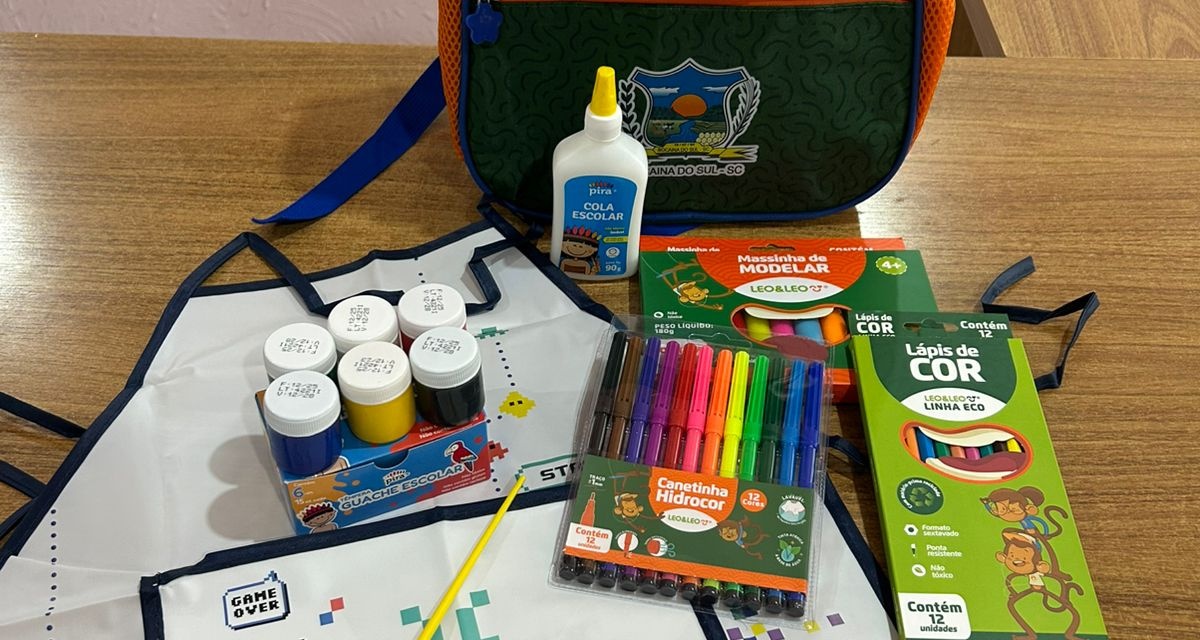 Rede Municipal de Ensino de Bocaina do Sul inicia ano letivo com entrega de kits escolares