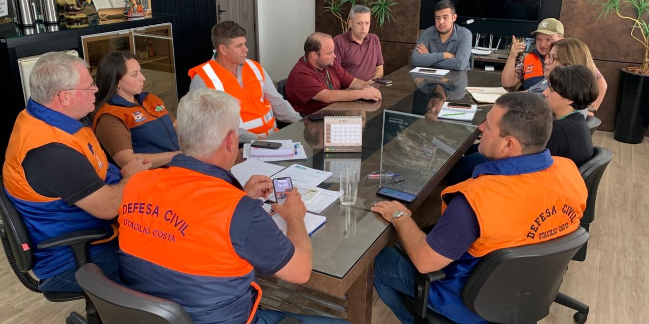 Otacílio Costa participa do 2º Exercício Geral de Gestão de Desastres neste domingo, 1º  de março