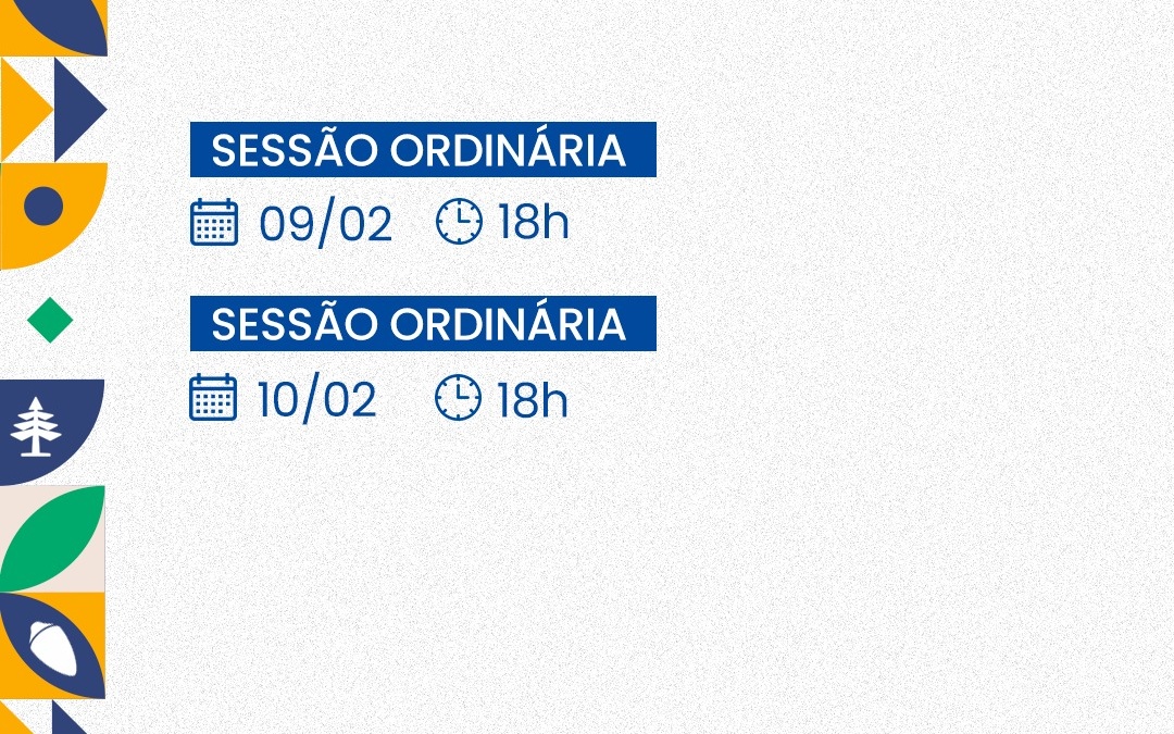 Câmara de Lages: agenda da Semana – 8 a 14 de fevereiro