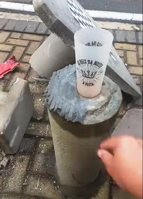 Veículo desgovernado deixa rastro de destruição na Nereu