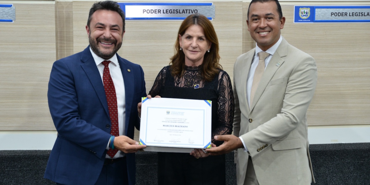 Marcius Machado agora é oficialmente um Cidadão Lageano