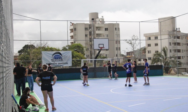 Apabla Lages leva treinos de basquete para quadra poliesportiva da Praça 8 de Março
