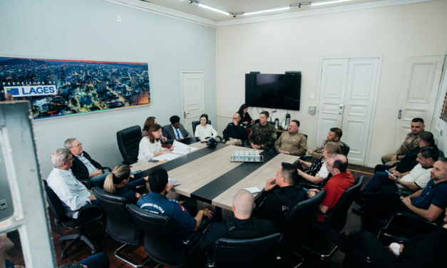 Prefeitura de Lages realiza primeira reunião do Conselho Municipal de Segurança Pública