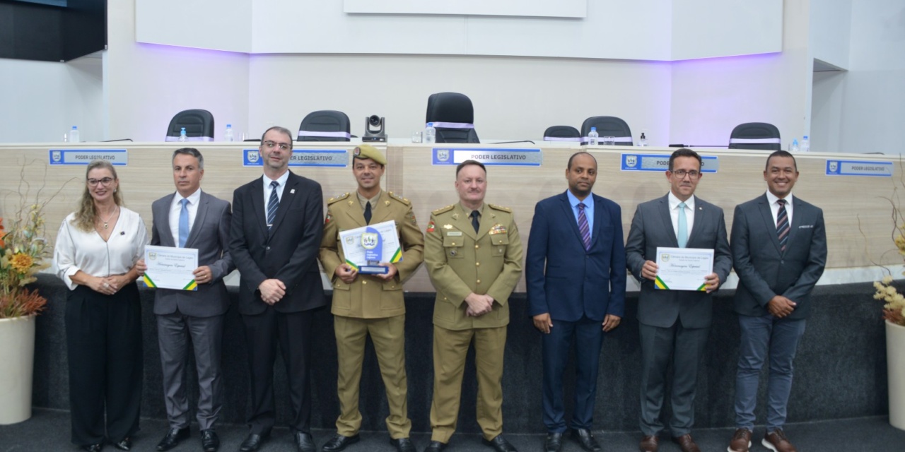 Câmara celebra os dez anos do Colégio Policial Militar de Lages