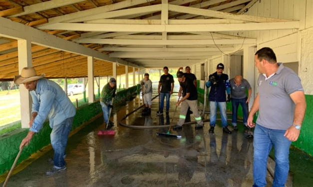 Mutirão garante recuperação do Parque Cambará, em Otacílio Costa