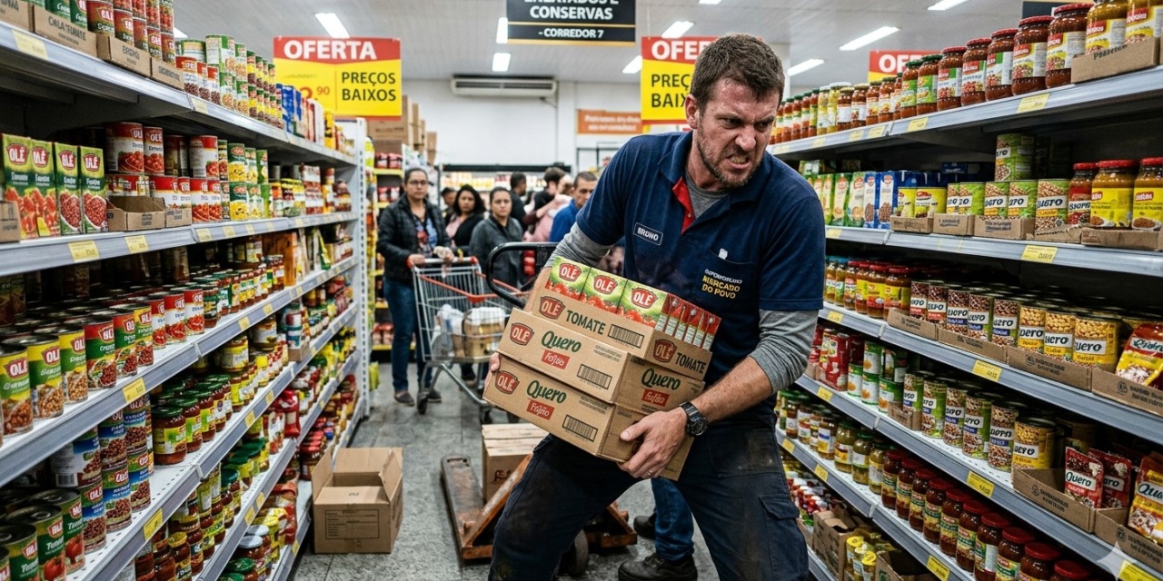 Virou moda não trabalhar em supermercados por Leo Maia