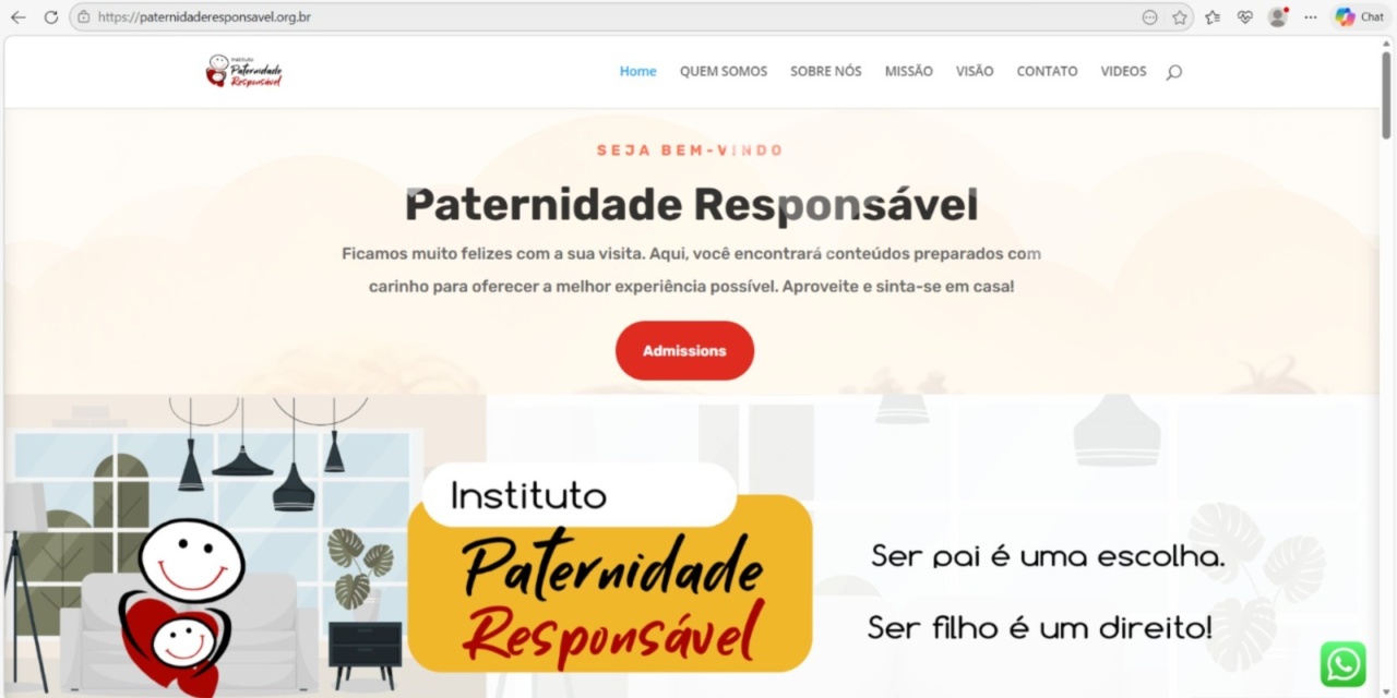 Um clique que pode transformar vidas: conheça o trabalho do Instituto Paternidade Responsável