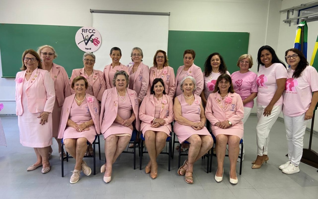 Nova liderança na Rede Feminina de Combate ao Câncer de Lages: Losinde Spagnoli assume a presidência e Dona Claire se despede do cargo