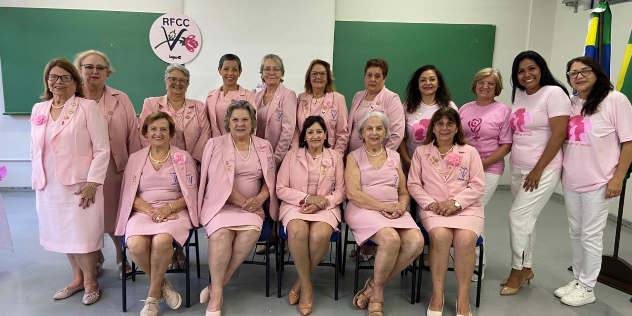 Nova liderança na Rede Feminina de Combate ao Câncer de Lages: Losinde Spagnoli assume a presidência e Dona Claire se despede do cargo