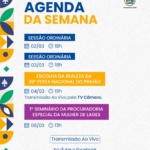 Câmara Lages: agenda da semana na Câmara – 2 a 8 de março