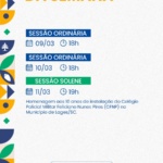 Câmara Lages: agenda da Semana – 9 a 15 de março